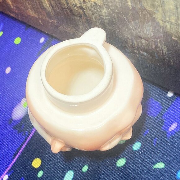 VINTAGE RARE RETRO 3D SCULPTED CERAMIC TEAPOT MANDOLIN GUITAR WHIMSICAL MUSICIAN - Picture 9 of 9